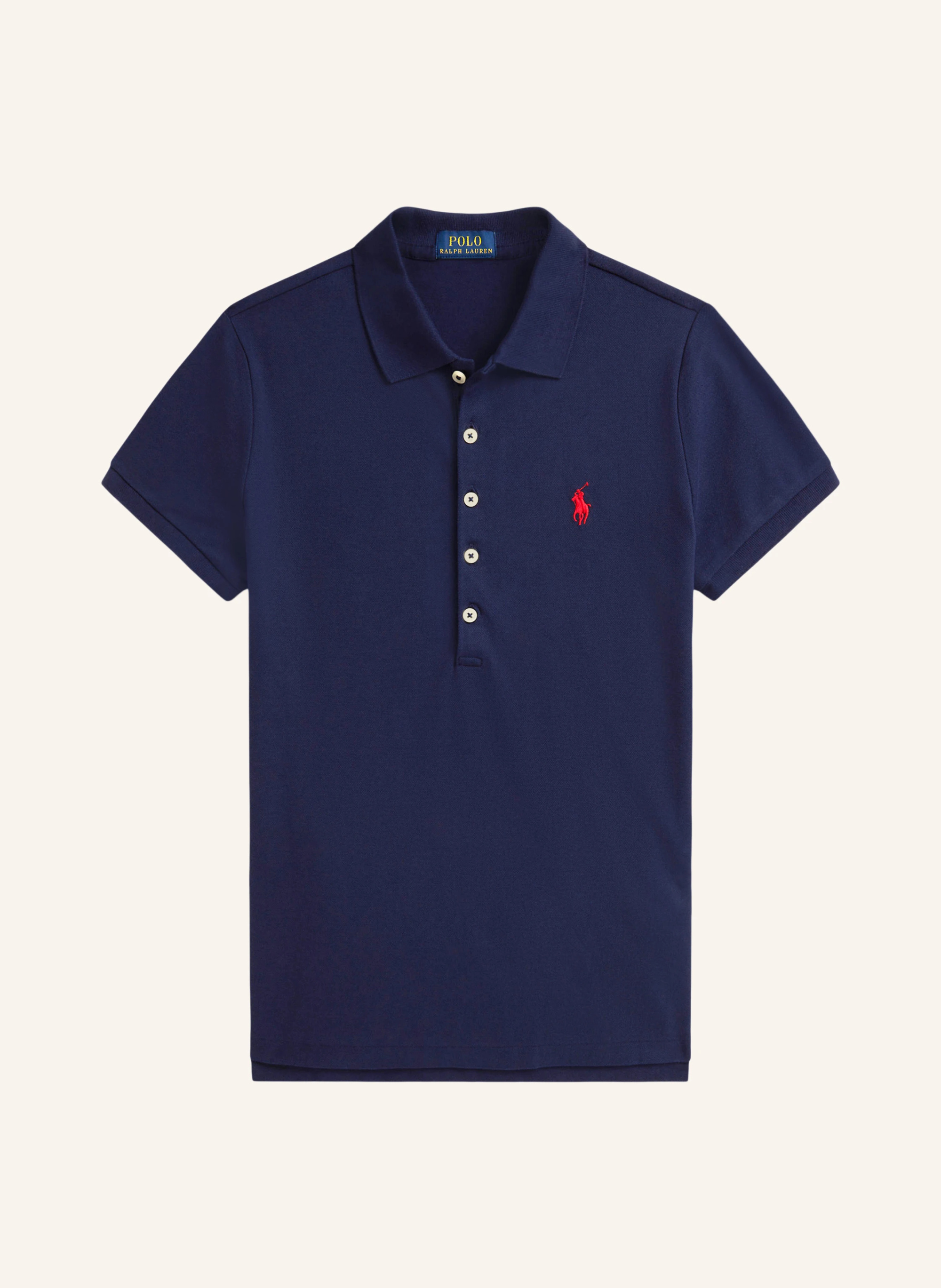 POLO RALPH LAUREN Piqué-Poloshirt – DUNKELBLAU