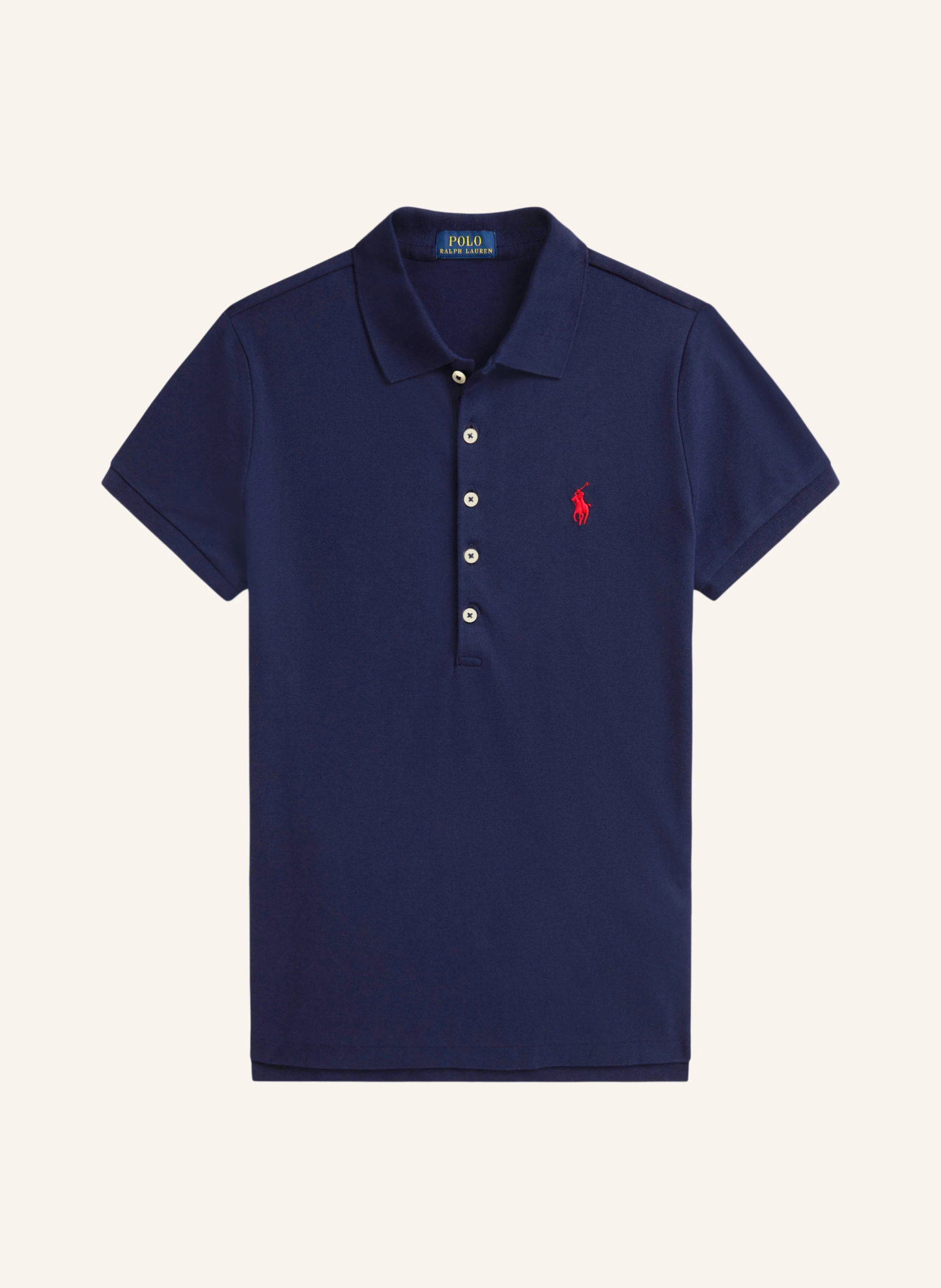 POLO RALPH LAUREN Piqué-Poloshirt – DUNKELBLAU