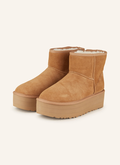 UGG Plateau-Boots CLASSIC MINI PLATFORM – CAMEL