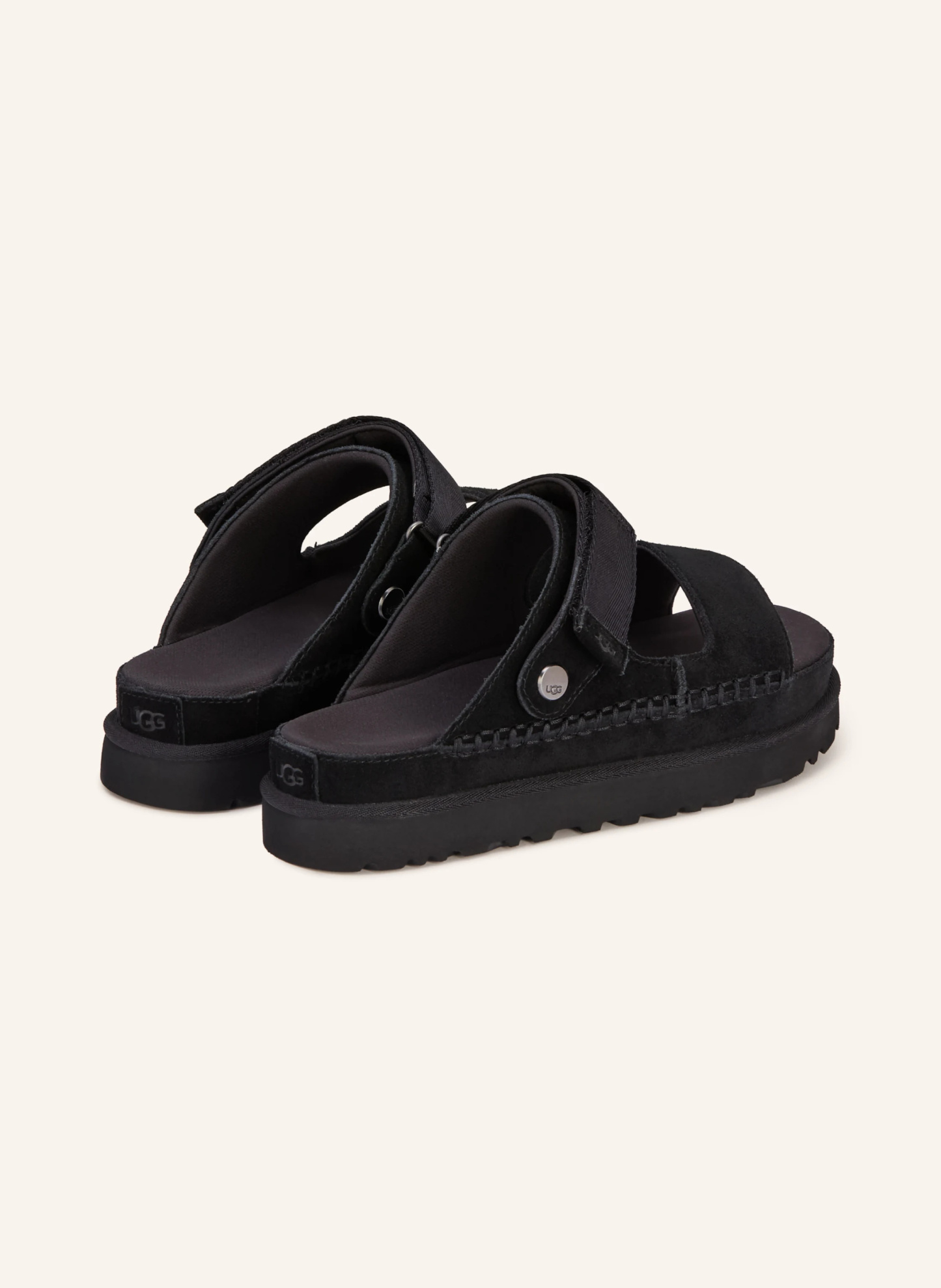 UGG Pantoletten GOLDENSTAR GLIDE – SCHWARZ