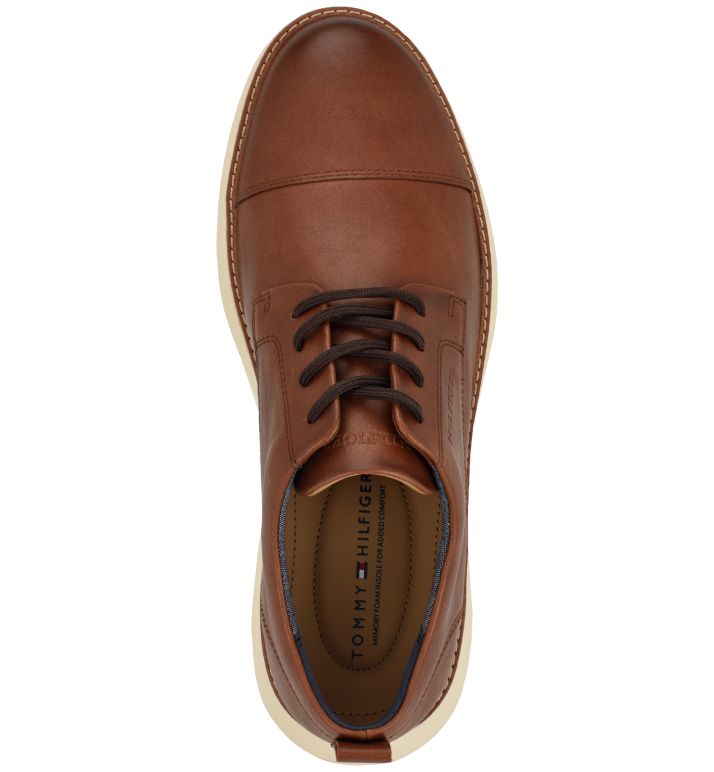 Tommy Hilfiger Men's Fader Dress Casual Oxford Shoes - Medium Brown