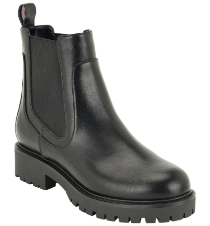 Tommy Hilfiger Women's Valma Chelsea Lug Sole Booties - Black