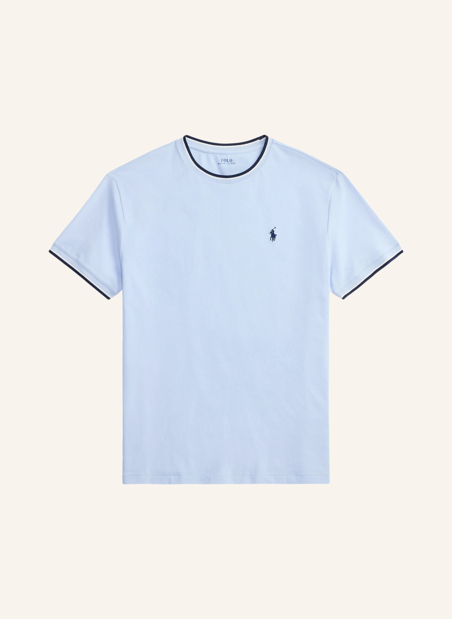 POLO RALPH LAUREN T-Shirt – HELLBLAU / DUNKELBLAU / WEISS