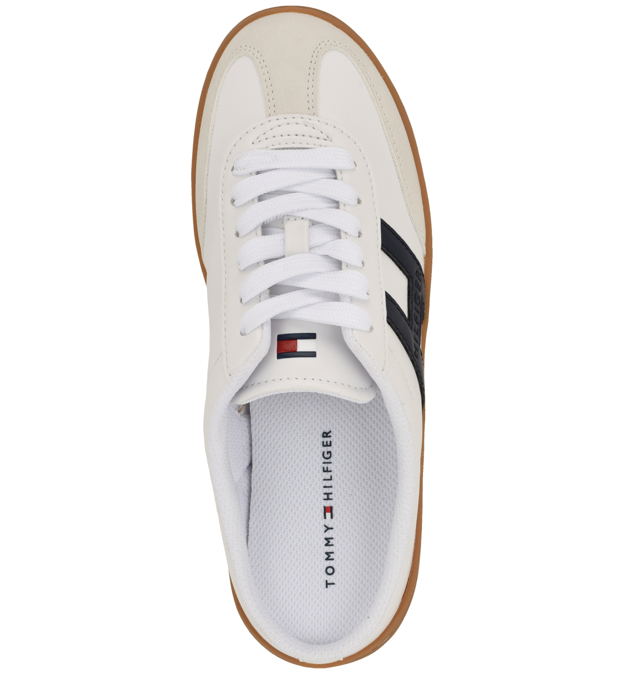 Tommy Hilfiger Women's Melinaz Slip-On Mule Sneakers - White/Navy