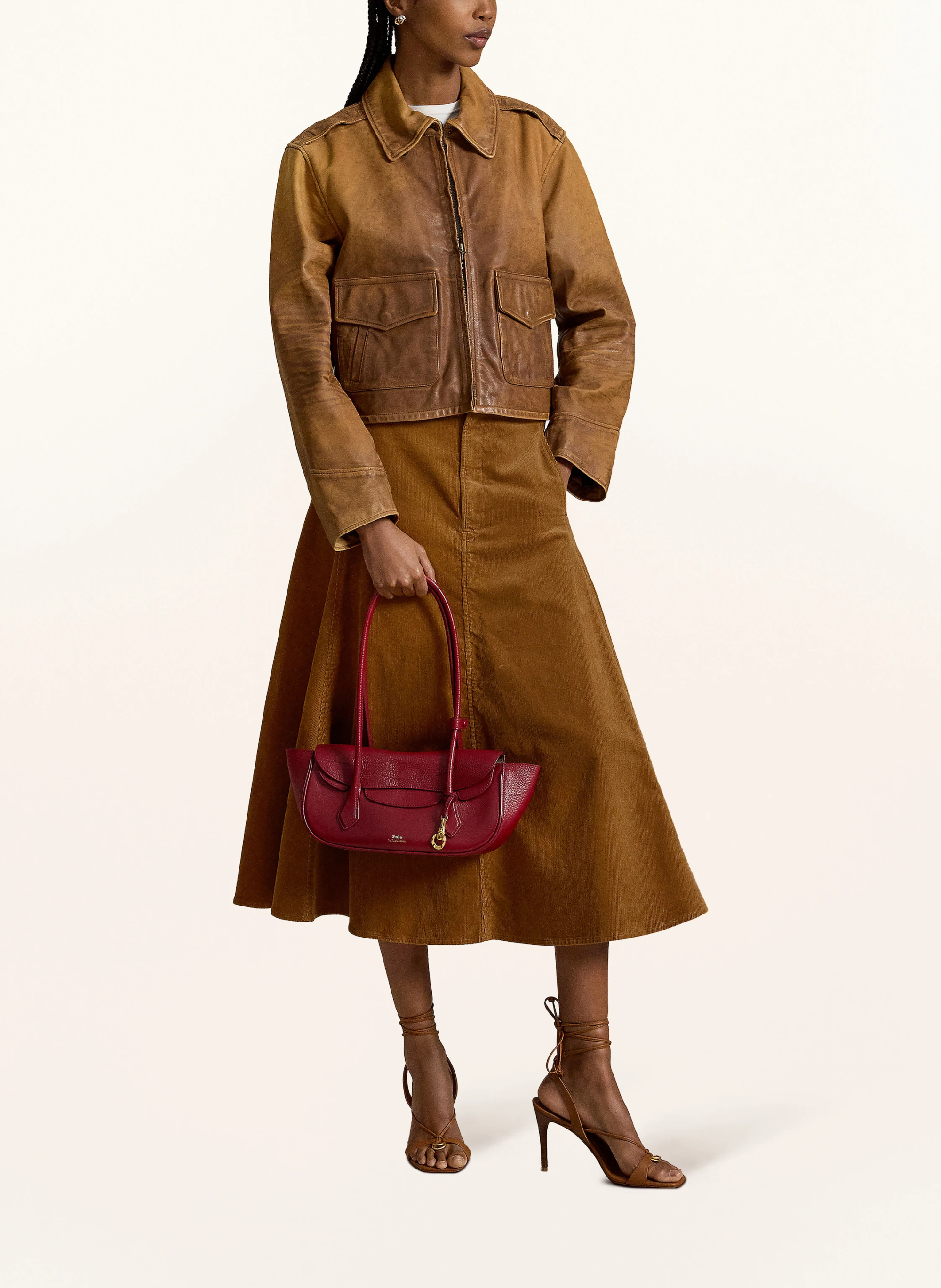 POLO RALPH LAUREN Cordrock – COGNAC