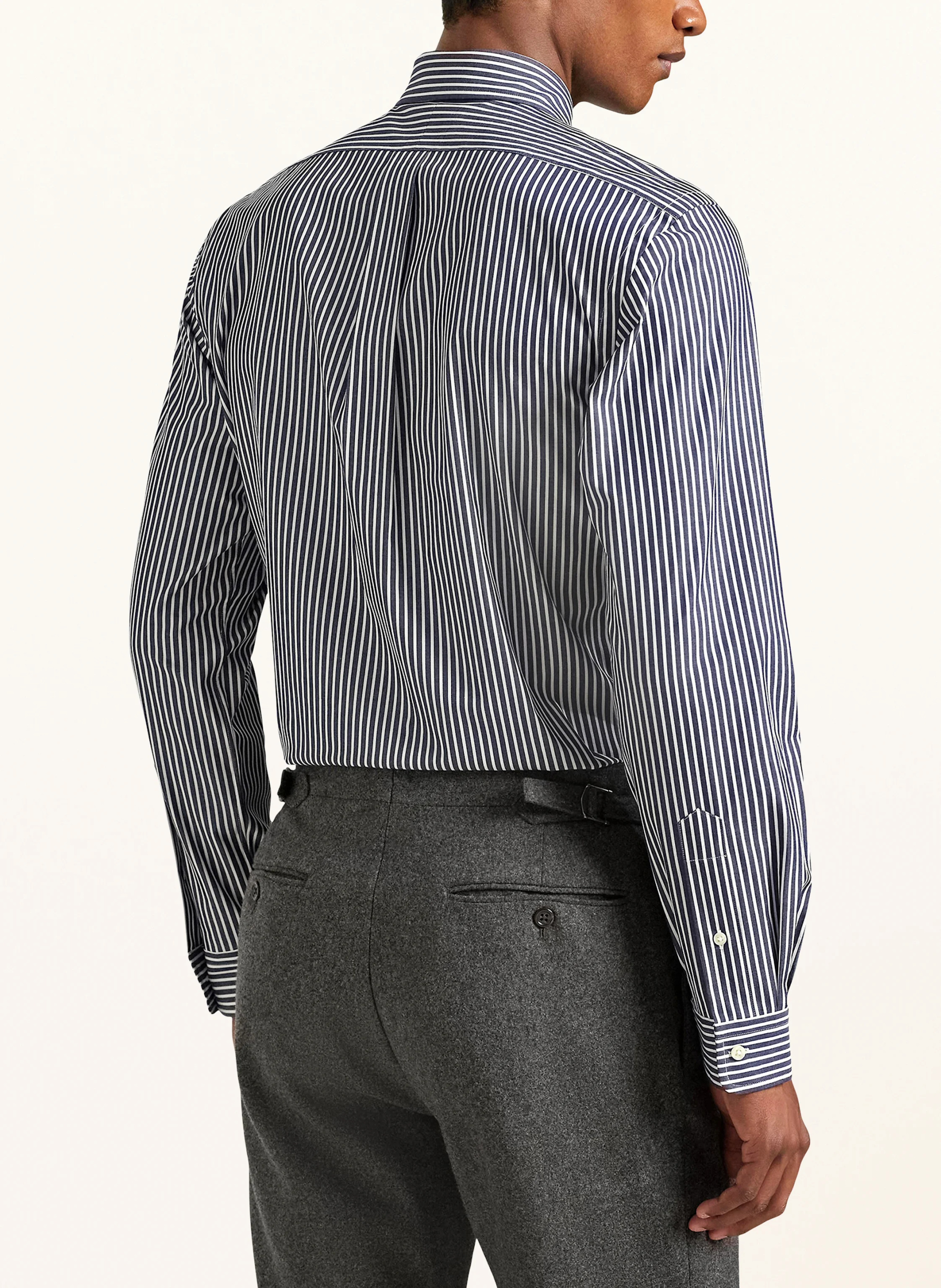 POLO RALPH LAUREN Hemd Custom Fit – BLAU / WEISS