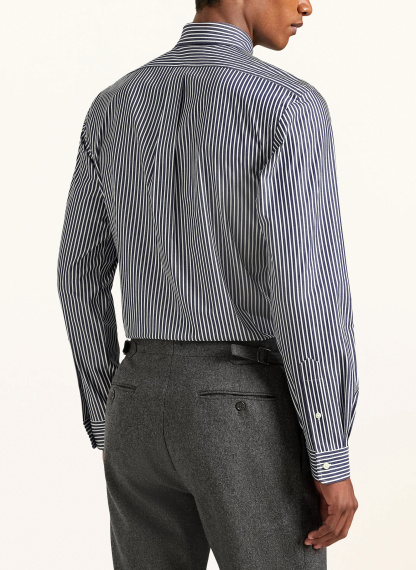 POLO RALPH LAUREN Hemd Custom Fit – BLAU / WEISS