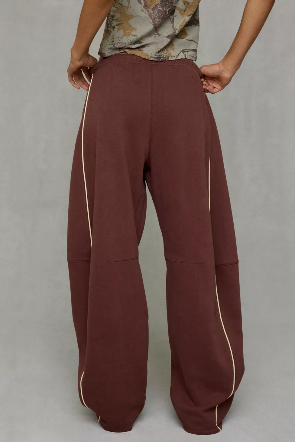 Out From Under Essential Barrel Leg 2.0 Sweatpants - Chocolate