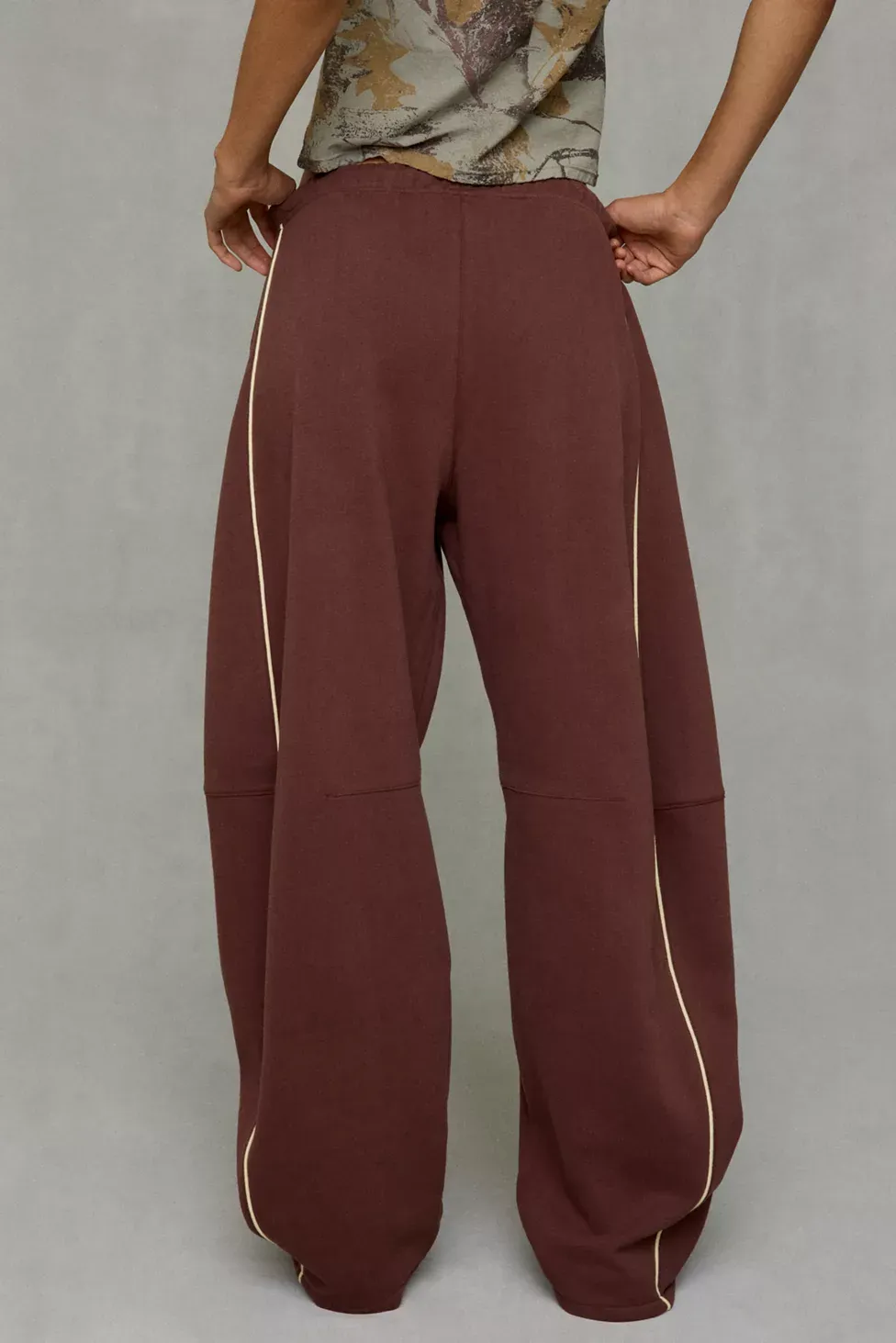 Out From Under Essential Barrel Leg 2.0 Sweatpants - Chocolate