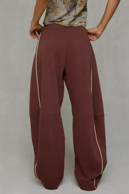 Out From Under Essential Barrel Leg 2.0 Sweatpants - Chocolate