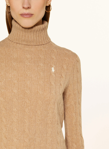 POLO RALPH LAUREN Rollkragenpullover – CAMEL