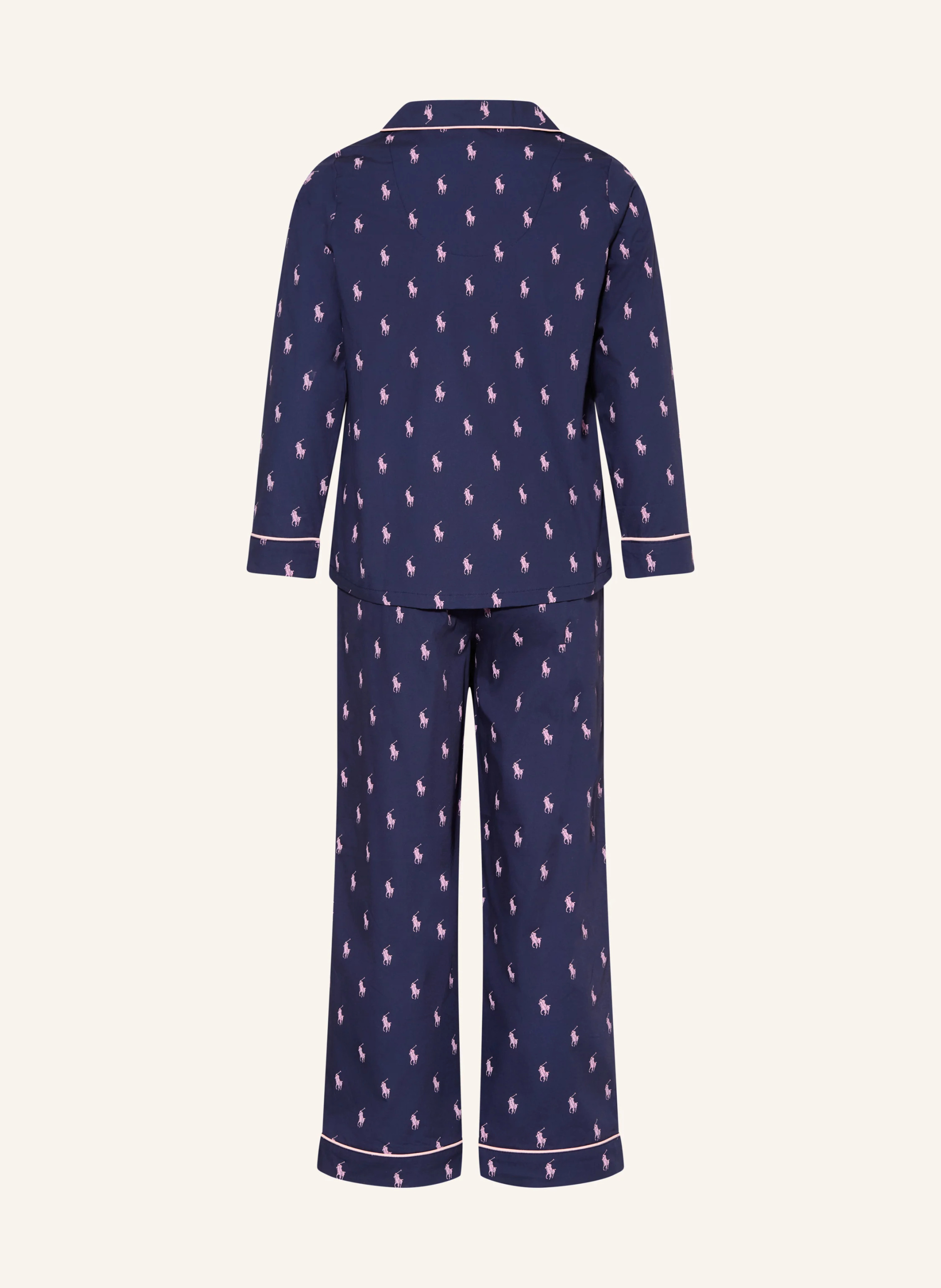 POLO RALPH LAUREN Schlafanzug – DUNKELBLAU / ROSA