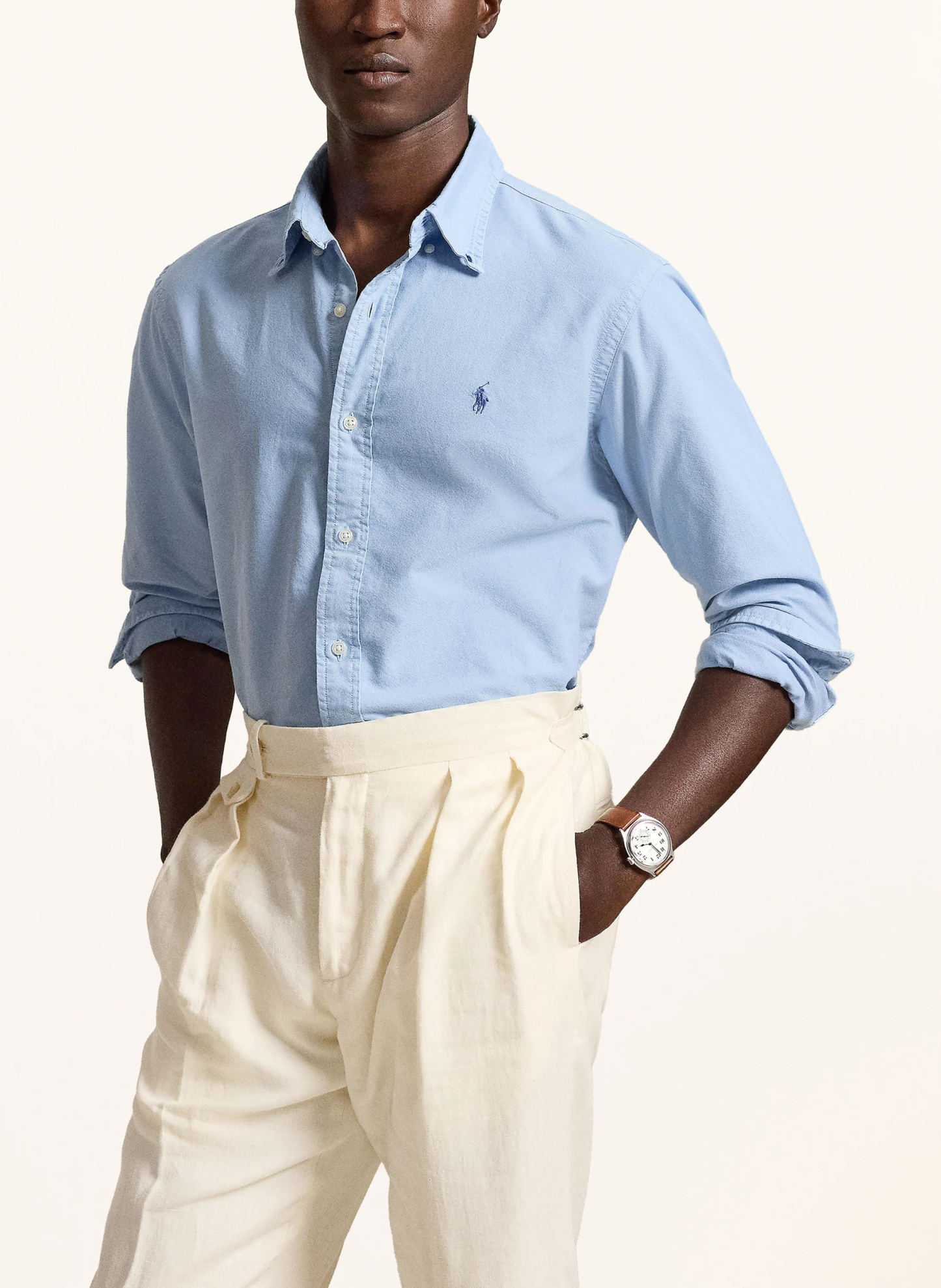 POLO RALPH LAUREN Oxfordhemd Custom Fit – HELLBLAU (2)