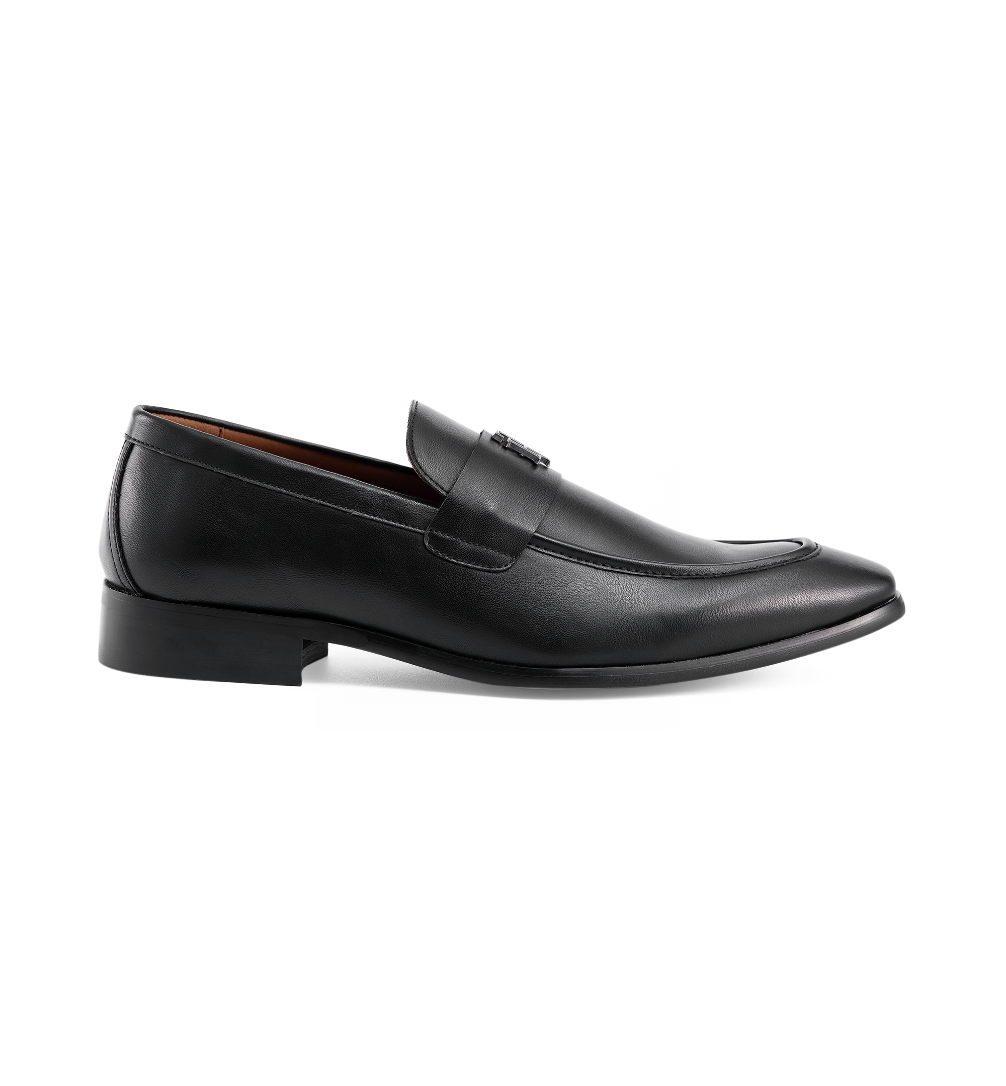 Tommy Hilfiger Men's Sawlin Logo Embellished Dress Loafers - Black