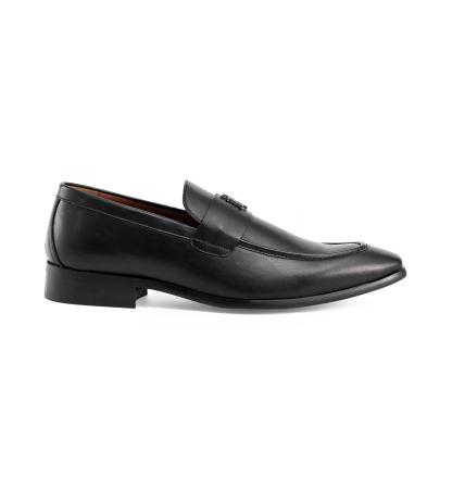 Tommy Hilfiger Men's Sawlin Logo Embellished Dress Loafers - Black