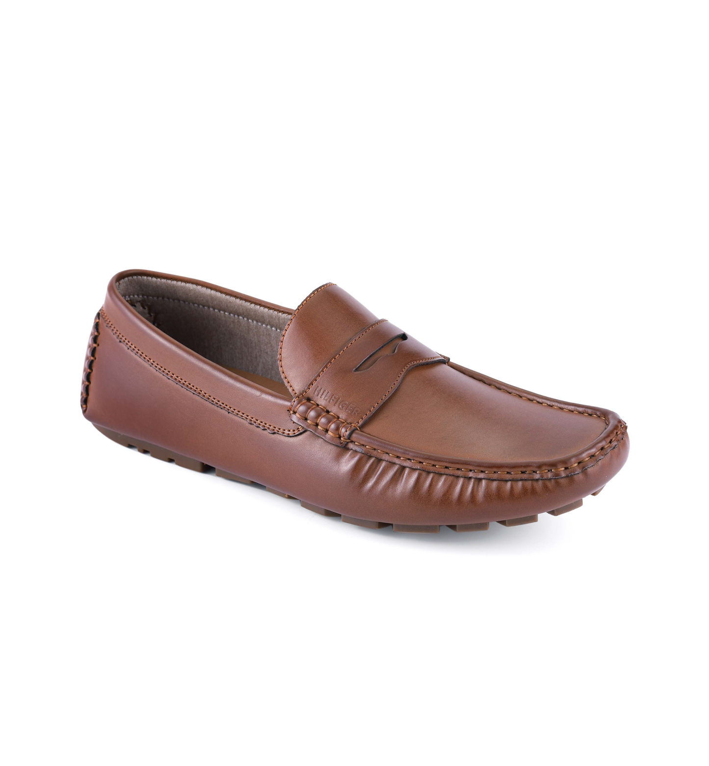 Tommy Hilfiger Men's Amile Slip On Driver - Cognac