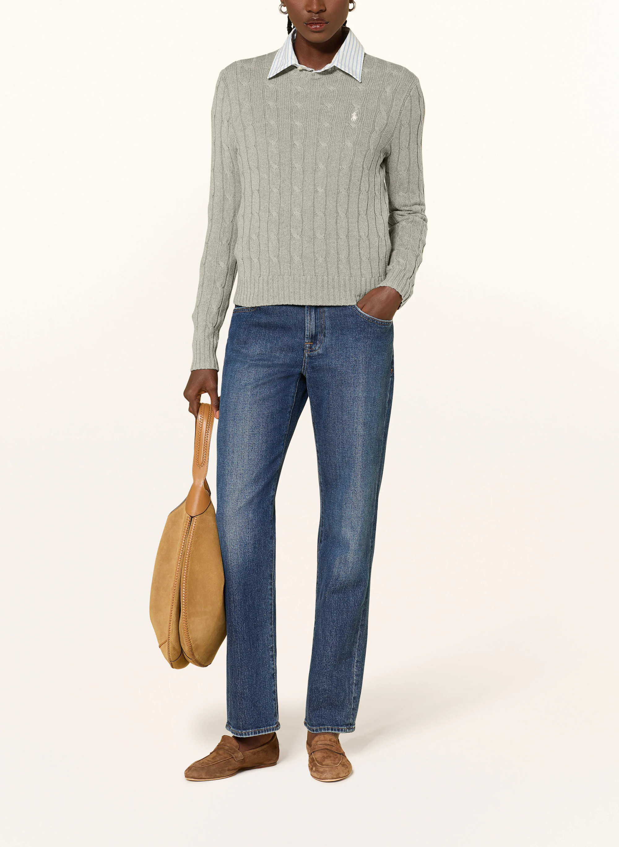POLO RALPH LAUREN Pullover – GRAU