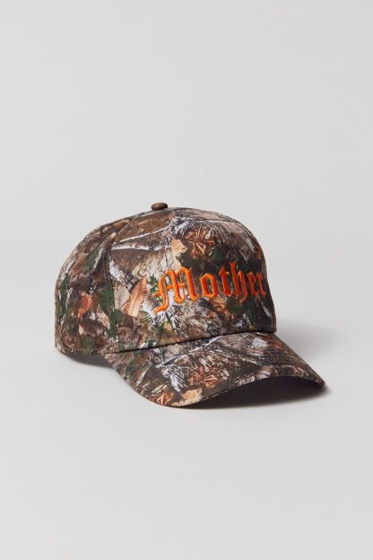 Mother Embroidered Camo Snapback Hat - Assorted