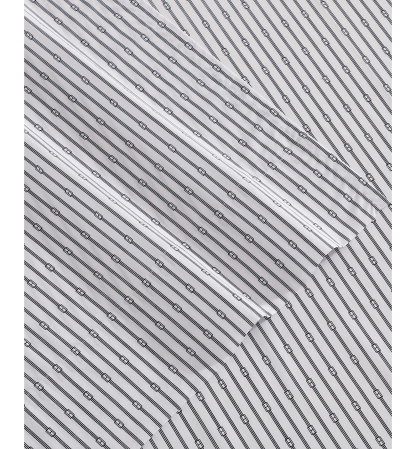 Tommy Hilfiger Printed 200-Thread Count Cotton Percale Sheet Set - Monogram Navy