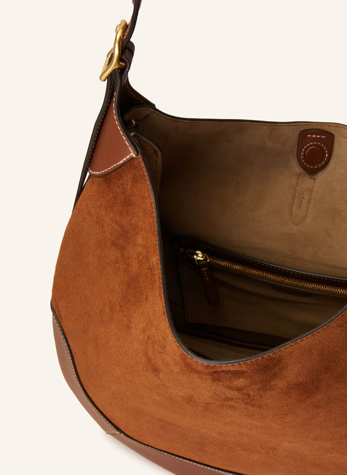 POLO RALPH LAUREN Schultertasche – COGNAC
