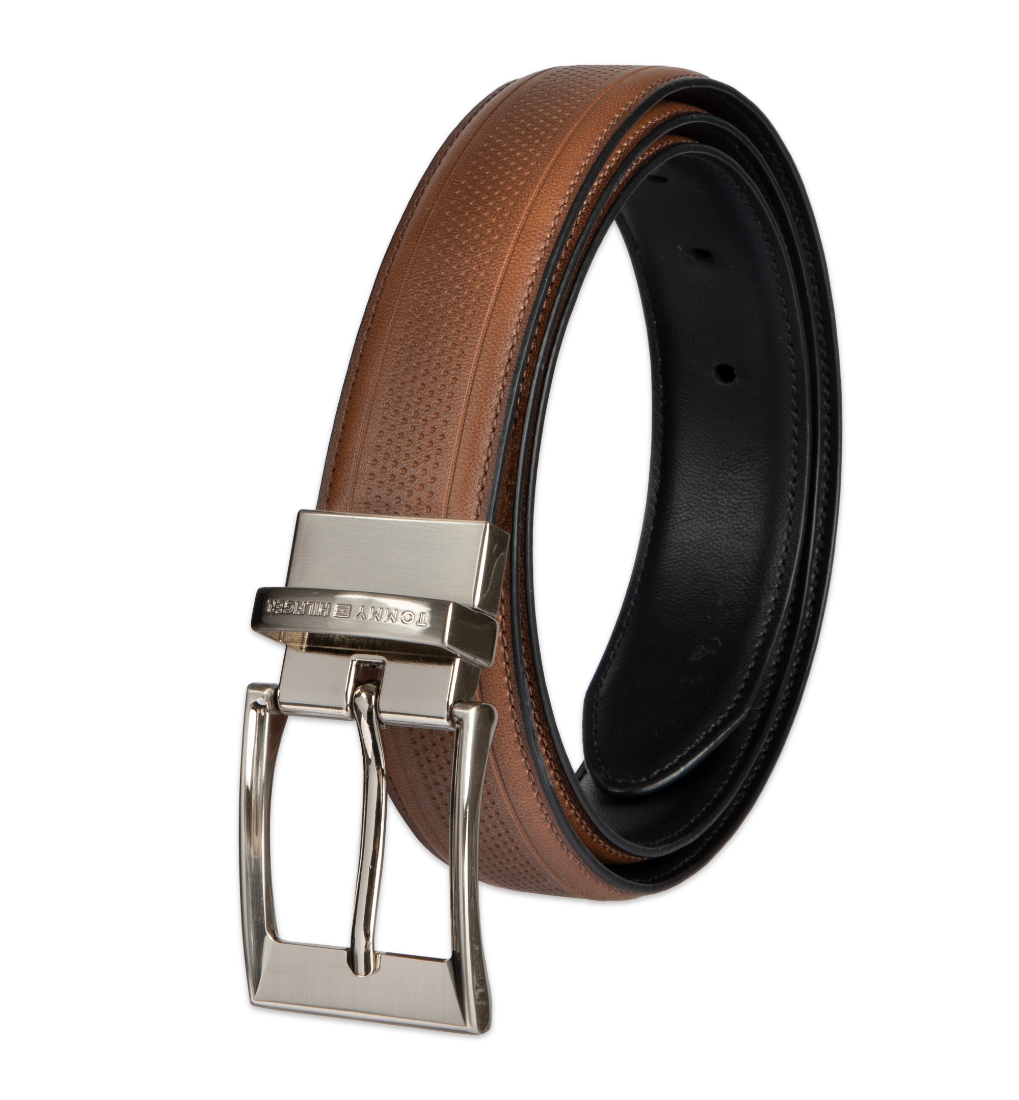 32MM STRETCH BELT - Tan/black