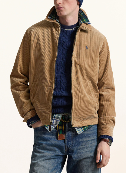 POLO RALPH LAUREN Cord-Overjacket – CAMEL