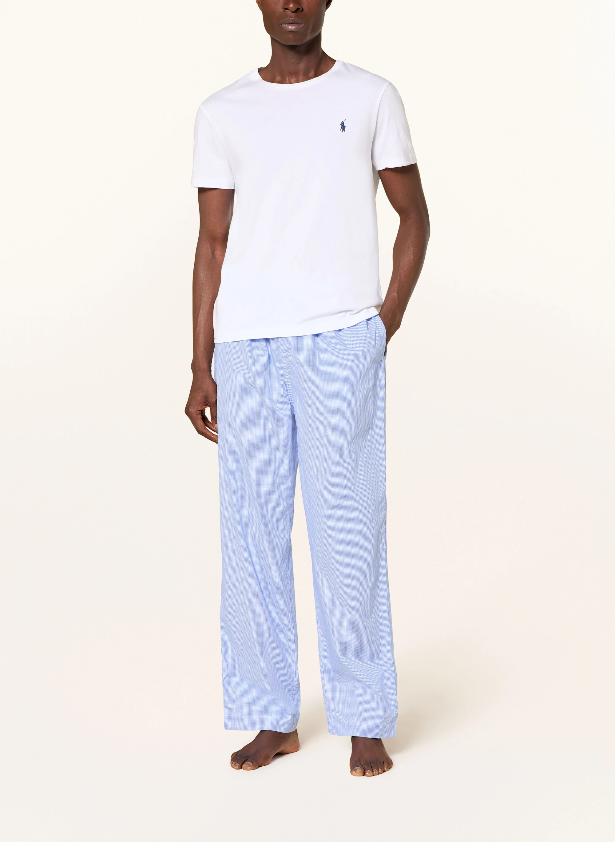 POLO RALPH LAUREN Schlafhose – HELLBLAU / BLAU