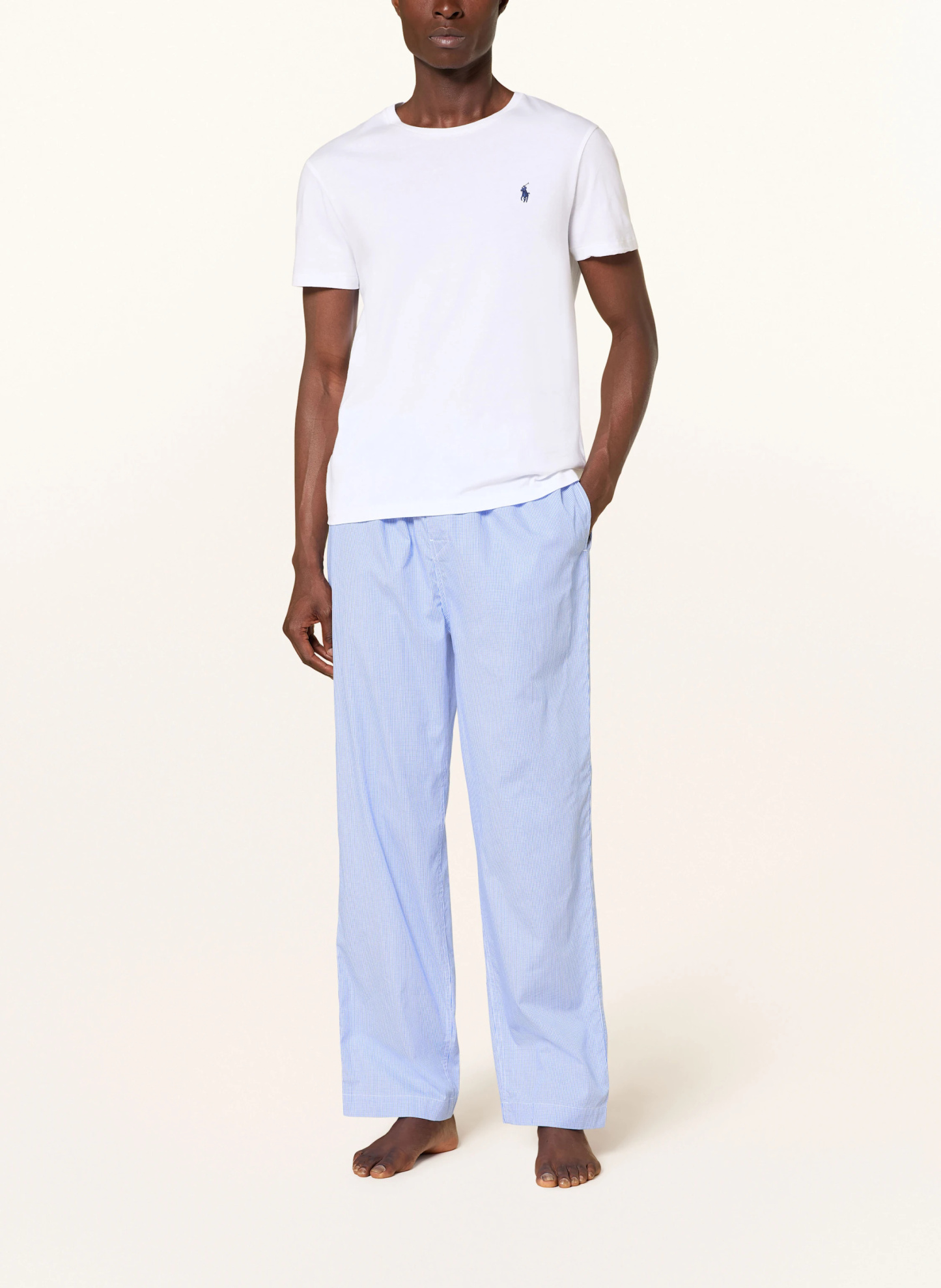 POLO RALPH LAUREN Schlafhose – HELLBLAU / BLAU
