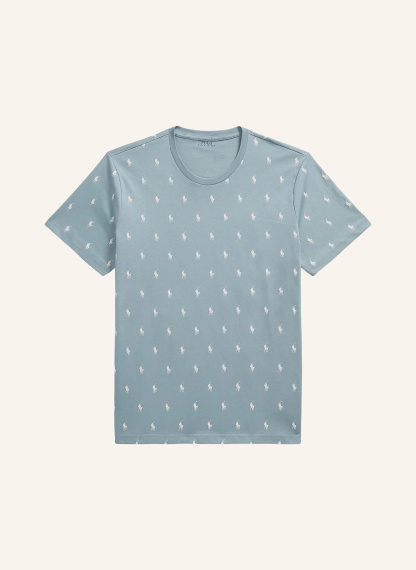 POLO RALPH LAUREN Lounge-Shirt – BLAUGRAU / WEISS