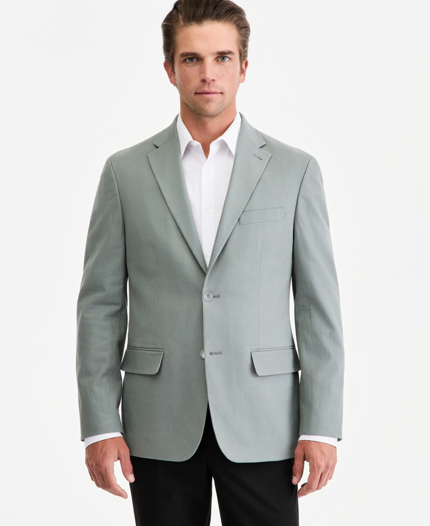 Tommy Hilfiger Men's Modern-Fit Linen Blend Blazer - SAGE