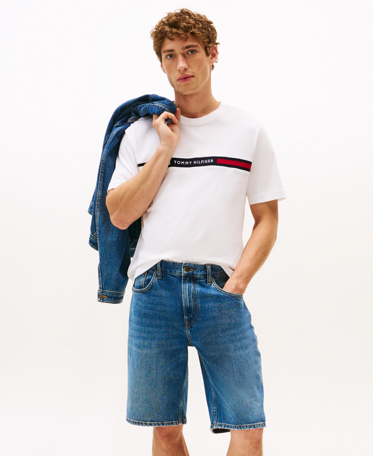 Tommy Hilfiger Men's Chest Insert Logo T-Shirt - White