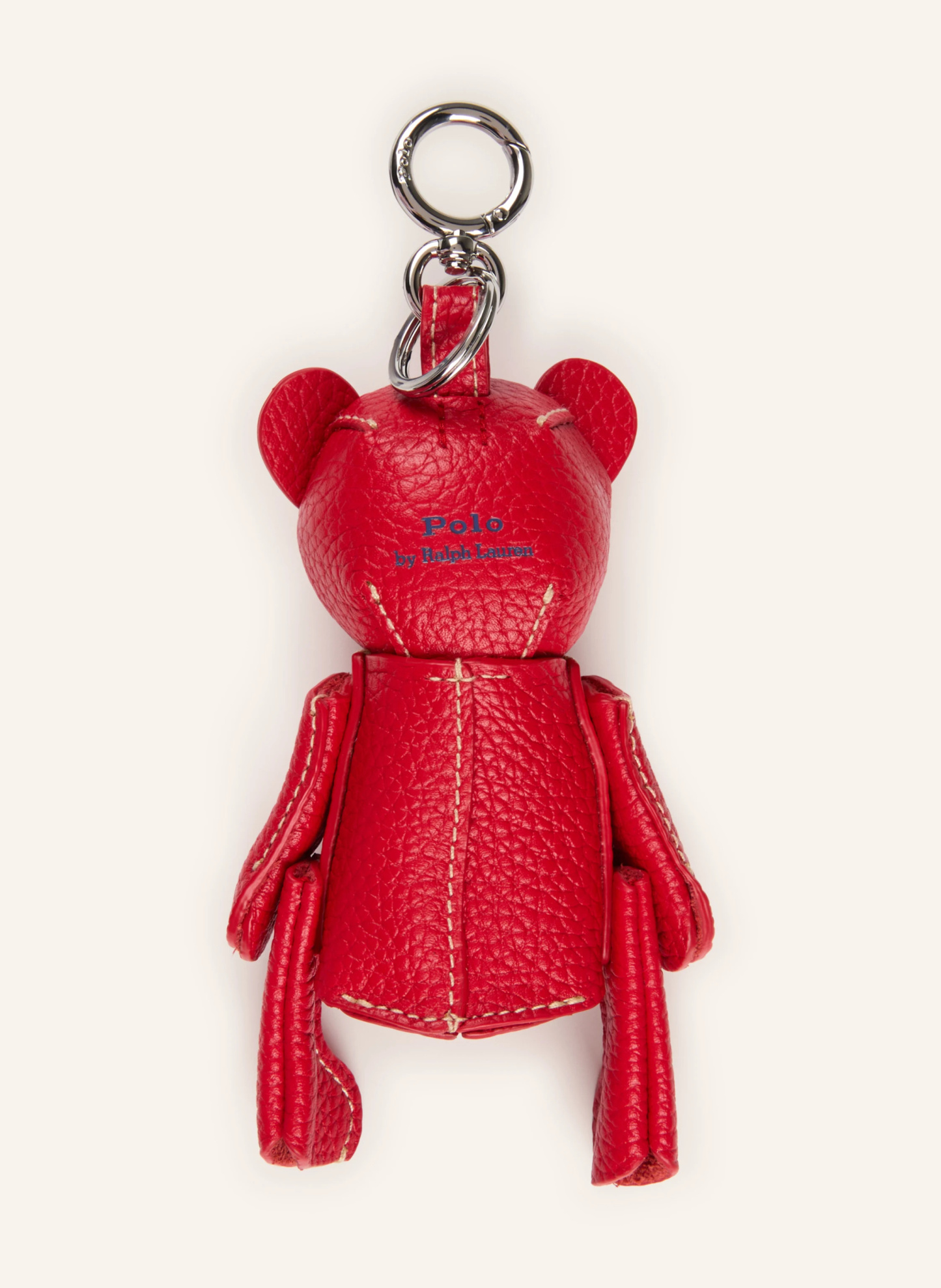 POLO RALPH LAUREN Schlüssel- und Taschenanhänger – ROT / SILBER
