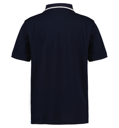 Tommy Hilfiger Boys' 8-20 Color-Blocked Logo Polo Shirt - Navy Blazer