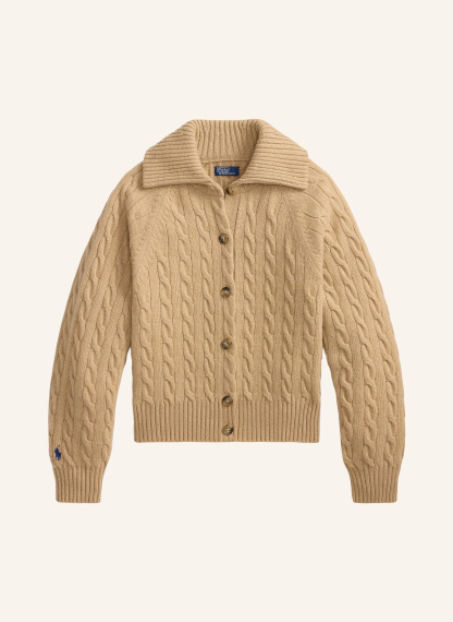 POLO RALPH LAUREN Strickjacke – CAMEL