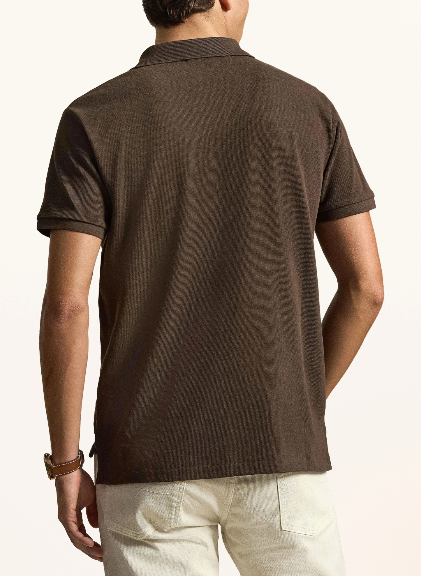 POLO RALPH LAUREN Piqué-Poloshirt Custom Slim Fit – DUNKELBRAUN (2)