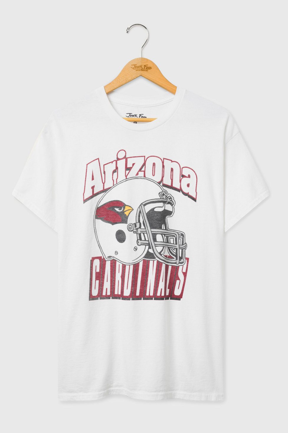 Junk Food NFL Throwback Helmet Flea Market Tee - Arizona Cardinals