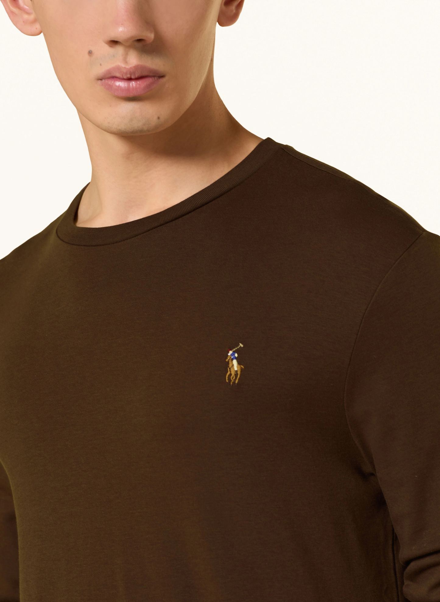 POLO RALPH LAUREN Longsleeve – DUNKELBRAUN