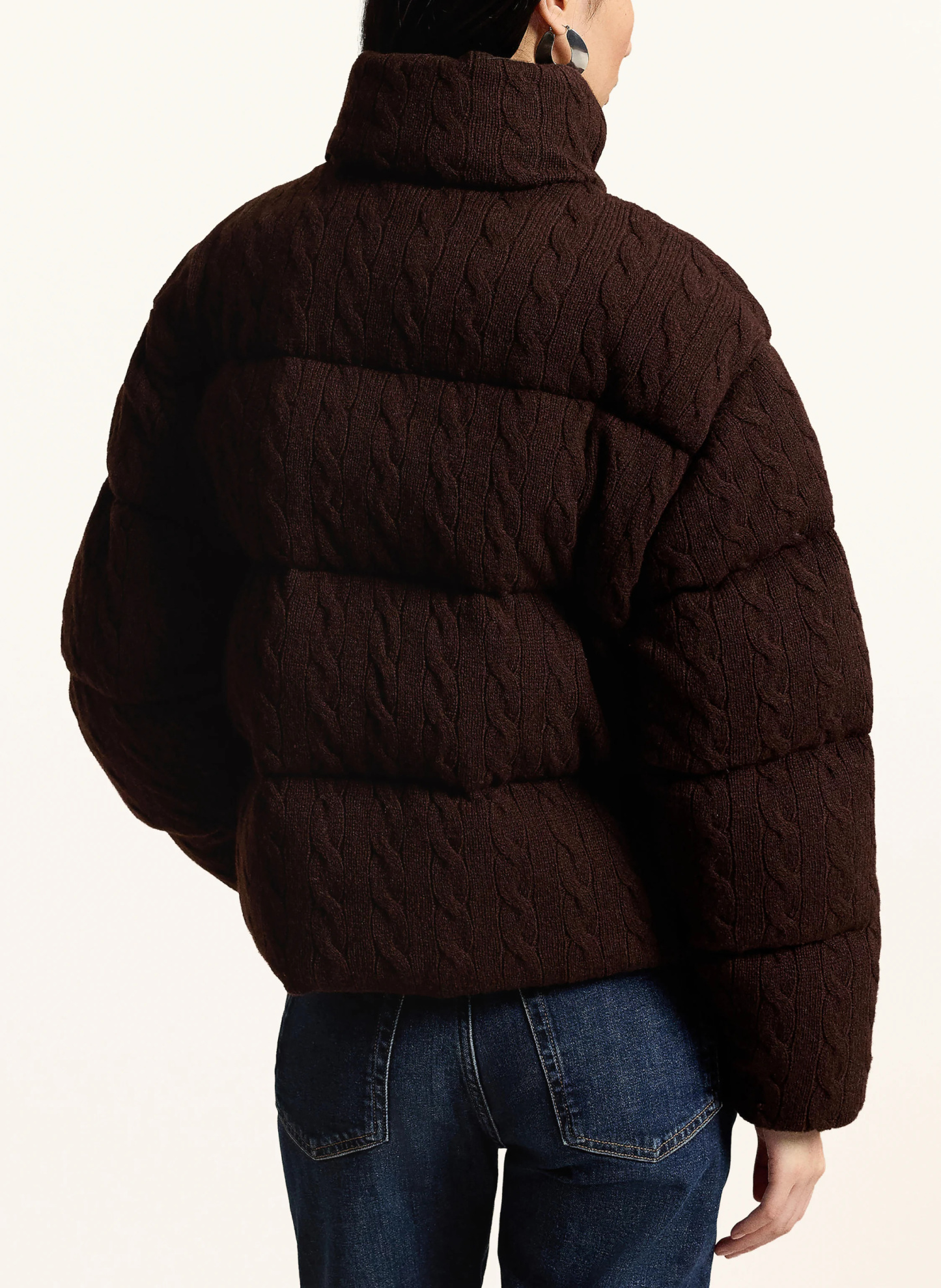 POLO RALPH LAUREN Steppjacke – DUNKELBRAUN / ECRU