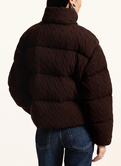 POLO RALPH LAUREN Steppjacke – DUNKELBRAUN / ECRU