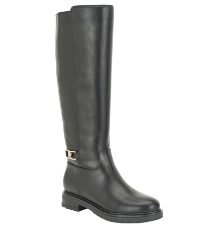 Tommy Hilfiger Women's Truna Round Toe Tall Boots - Black