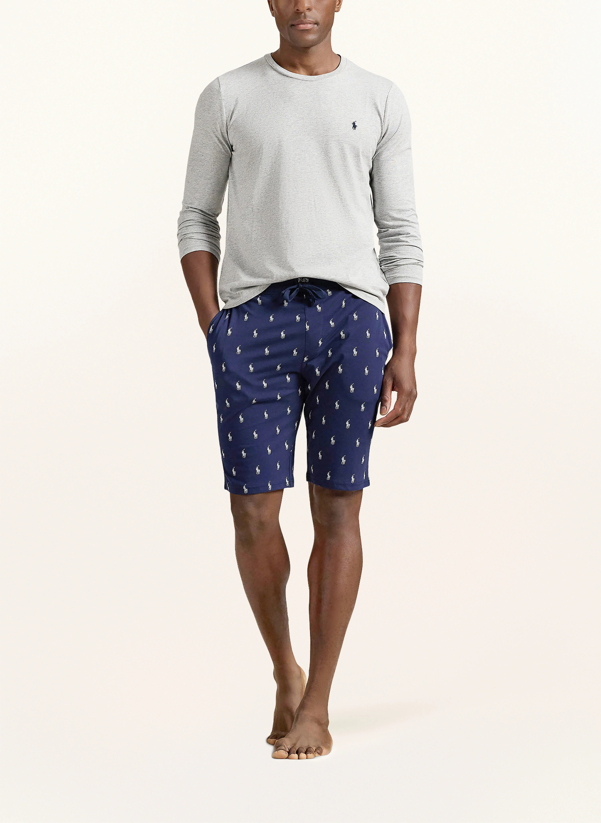 POLO RALPH LAUREN Lounge-Shirt – HELLGRAU