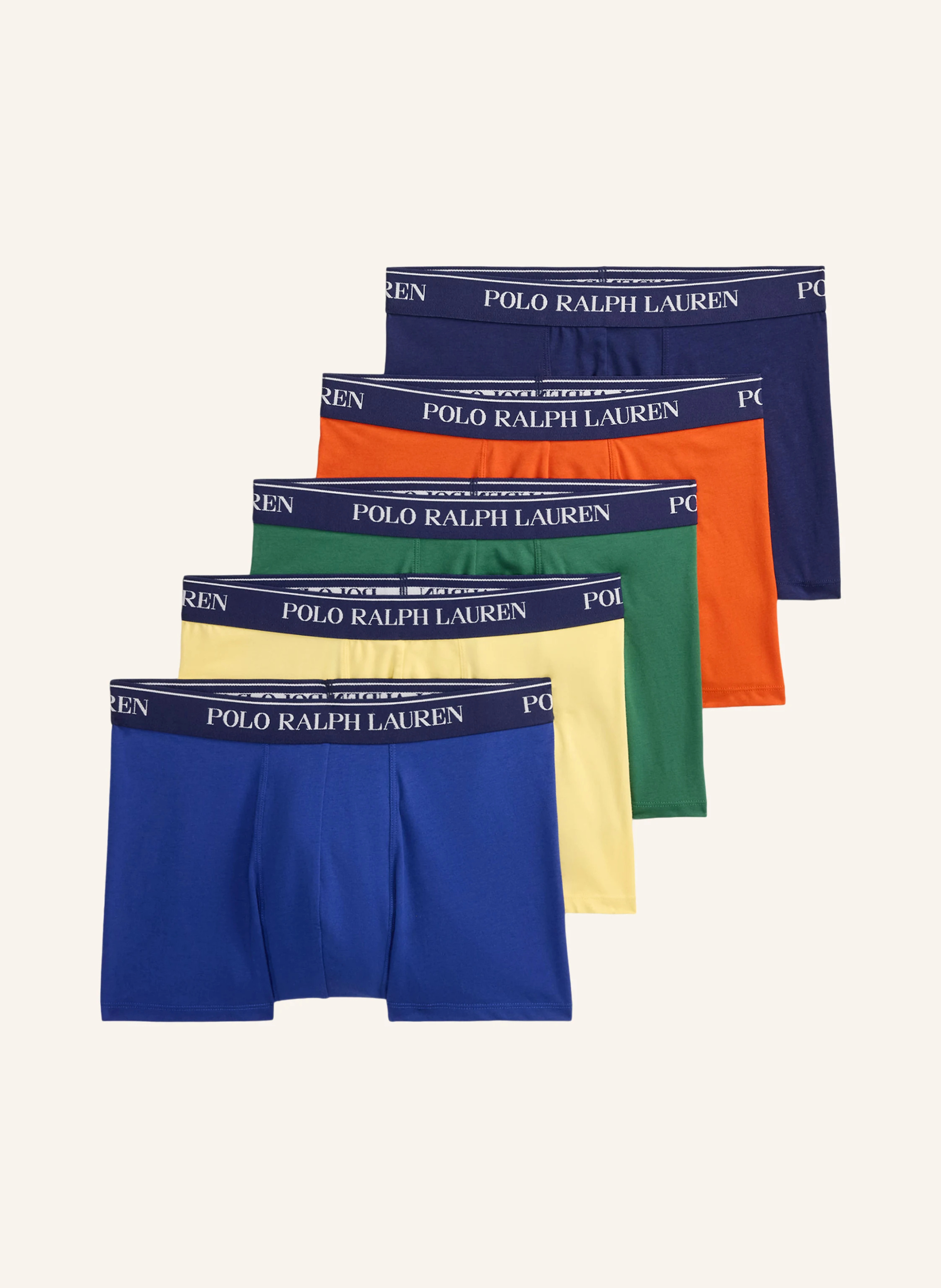 POLO RALPH LAUREN 5er-Pack Boxershorts – BLAU / HELLGELB / GRÜN