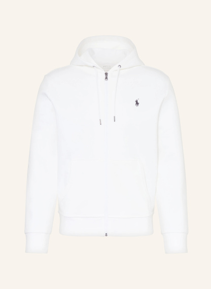 POLO RALPH LAUREN Sweatjacke – WEISS / SCHWARZ