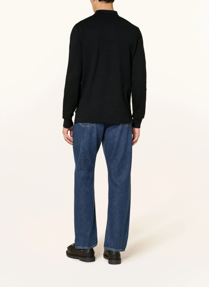 POLO RALPH LAUREN Piqué-Poloshirt Custom Slim Fit – SCHWARZ