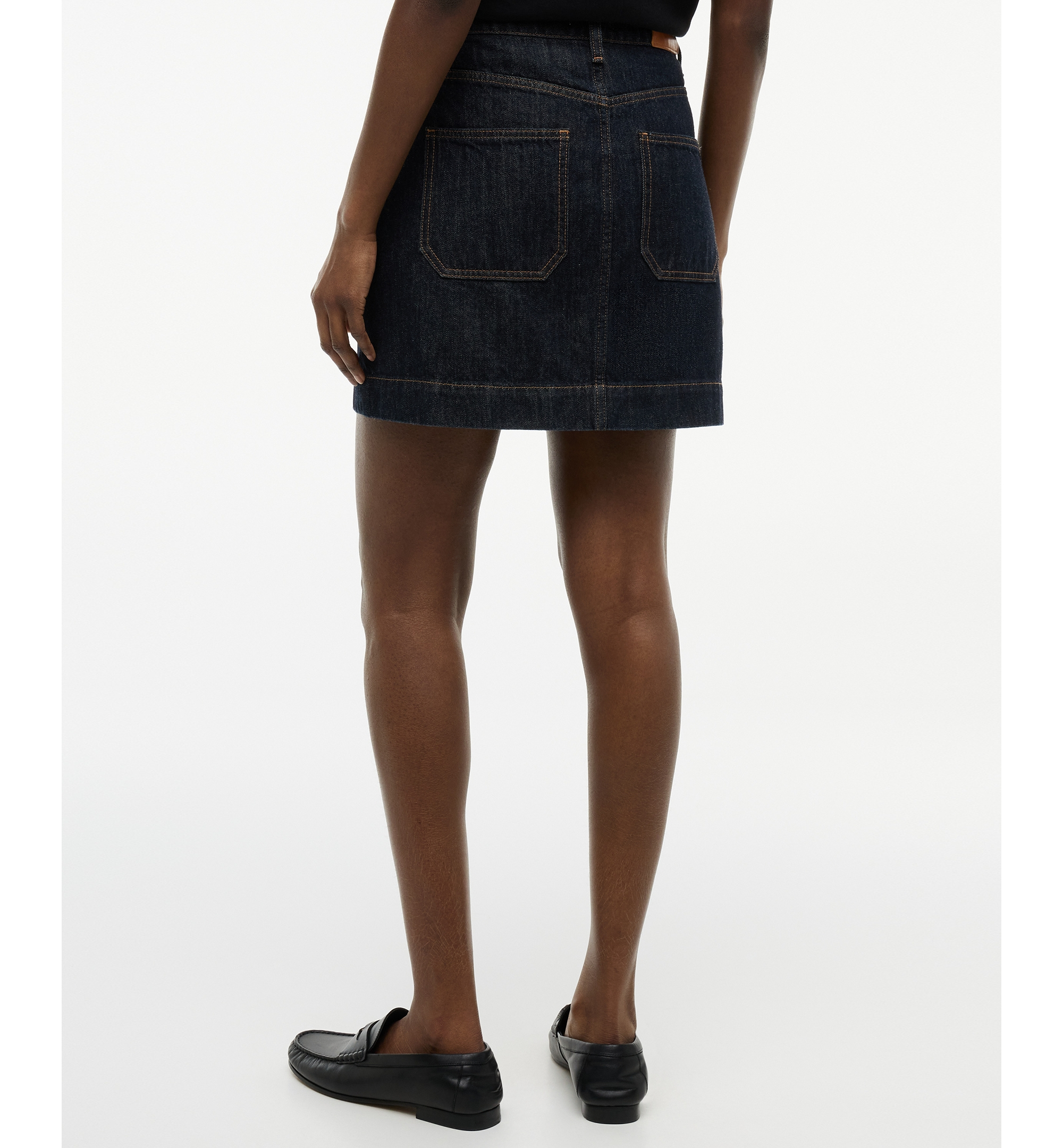 Tommy Hilfiger Women's Cotton Denim High-Rise Miniskirt - Rinse