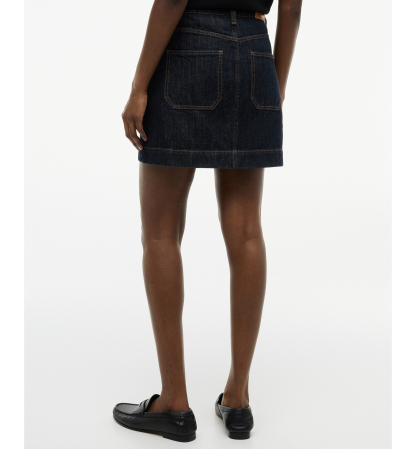 Tommy Hilfiger Women's Cotton Denim High-Rise Miniskirt - Rinse