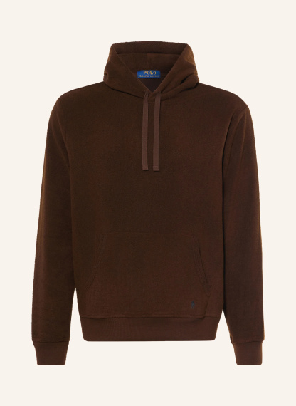 POLO RALPH LAUREN Lounge-Hoodie aus Fleece – DUNKELBRAUN