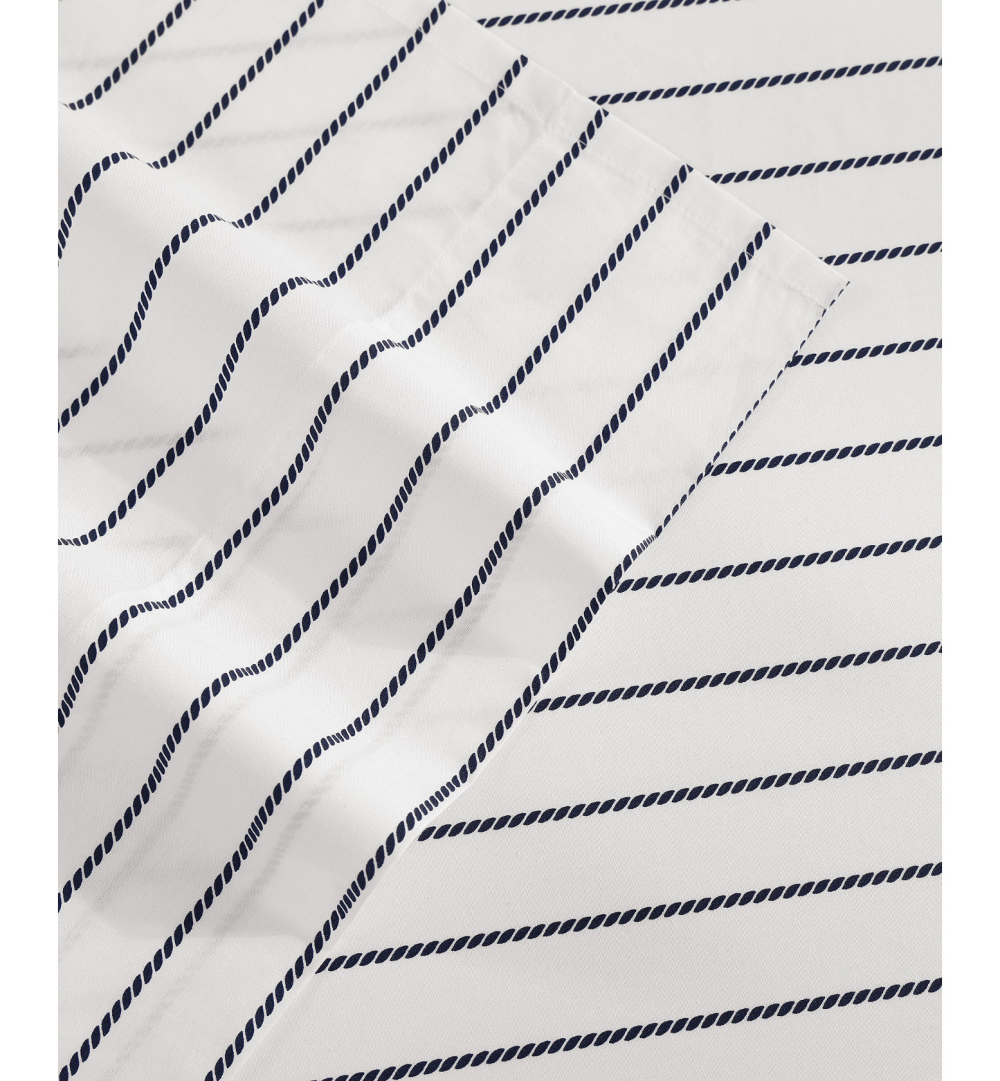 Tommy Hilfiger Printed 200-Thread Count Cotton Percale Sheet Set - Rope Stripe
