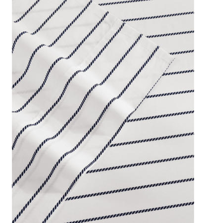 Tommy Hilfiger Printed 200-Thread Count Cotton Percale Sheet Set - Rope Stripe