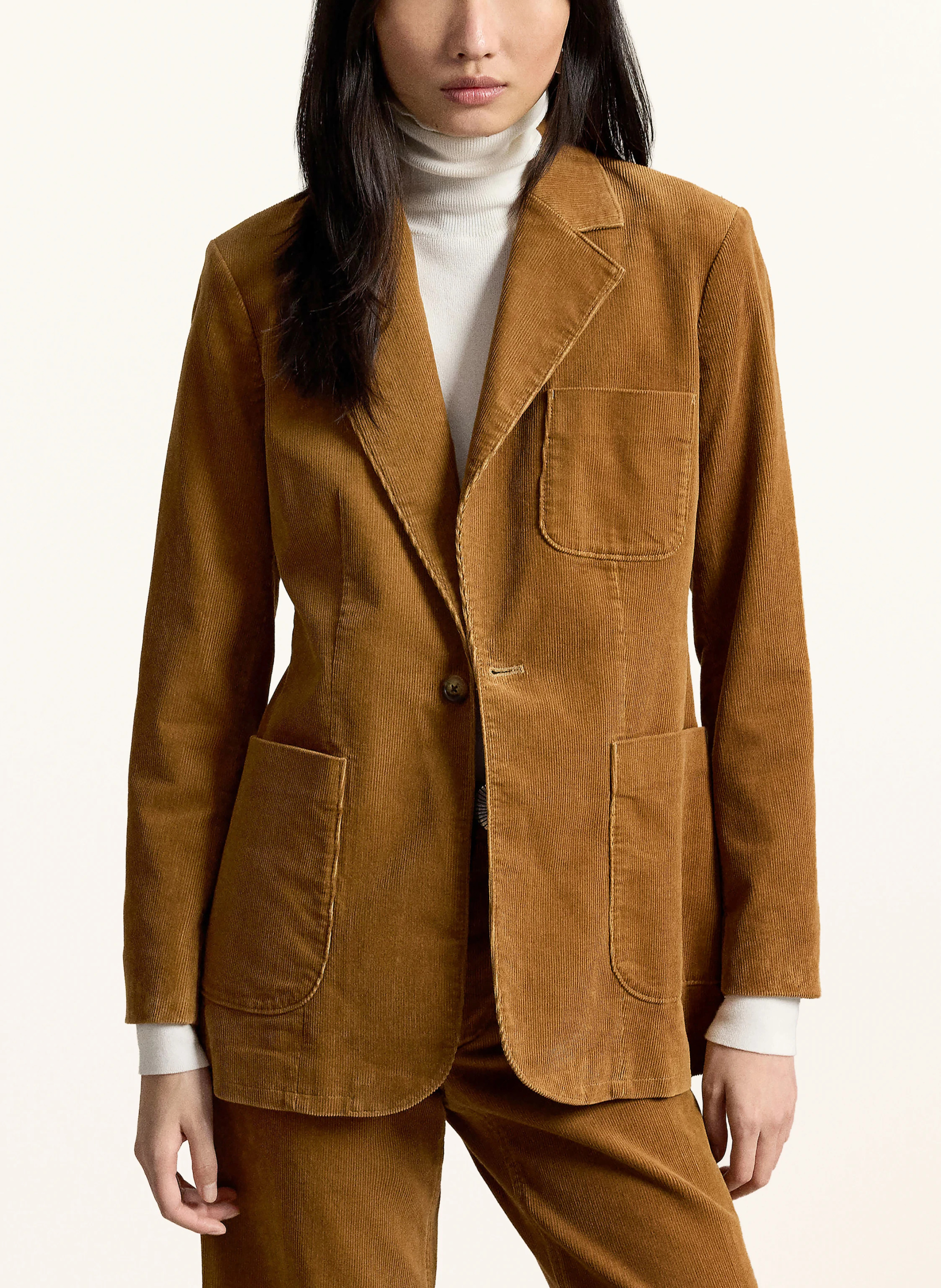 POLO RALPH LAUREN Cordblazer – COGNAC